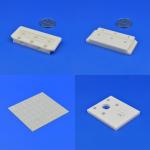 0.02mm Abrasive Alumina Al2O3 Ceramic Brick Plate