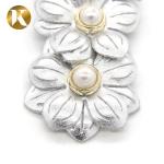 Wenzhou Kml Wholesale custom handmade flower fashion special cloth shoe buckle