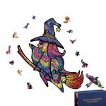Halloween Unique Shaped Game Jigsaw Puzzle CMYK Printing 200 Piece