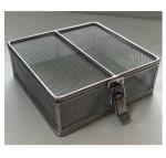 304 316 Stainless Steel Mesh Tray Square For Cleaning Anti bacteria