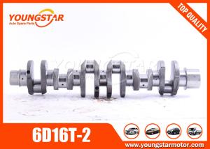 China CRANKSHAFT FOR MISTUBISHI 6D16T-3 main bearing Dia : 84 mm ; con rod bearing dia 70mm factory