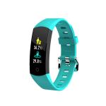 0.96 Inch 80mAh Waterproof Fitness Watch BP Heart Rate Monitor
