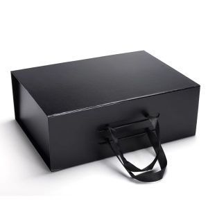 Rectangular Folding Magnetic Cardboard Gift Boxes In Bulk Collapsible Gift Box