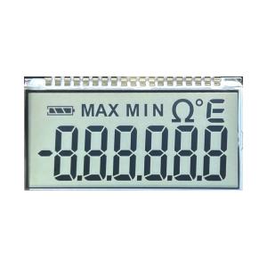 China 3.0V Positive TN 12 O' CLOCK Transflective Thermometer Customizable LCD factory