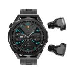 Fitness TWS Smart Watch Bluetooth Dual Headset Call 2 In 1 Earbuds And