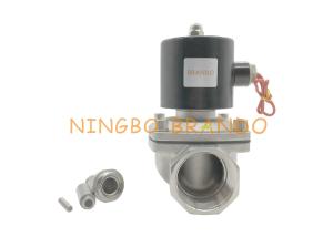 China 2/2 Way Normally Closed Direct Drive Aluminum Body 2S400-40 1-1/2&quot; Stainless Steel Solenoid Diaphragm Valve factory