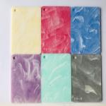 yellow color marble plastic sheet Hot Selling Cast 3mm PMMA Sheet Colorful