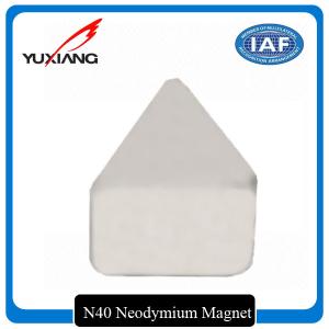China Industrial Triangle Neodymium Magnet Passivation Temporary Surface For Toys factory