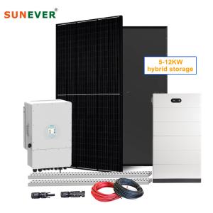 China 5kw 8kw Hybrid Solar System With Battery CE/RoHS/UN38.3/MSDS Certificated factory