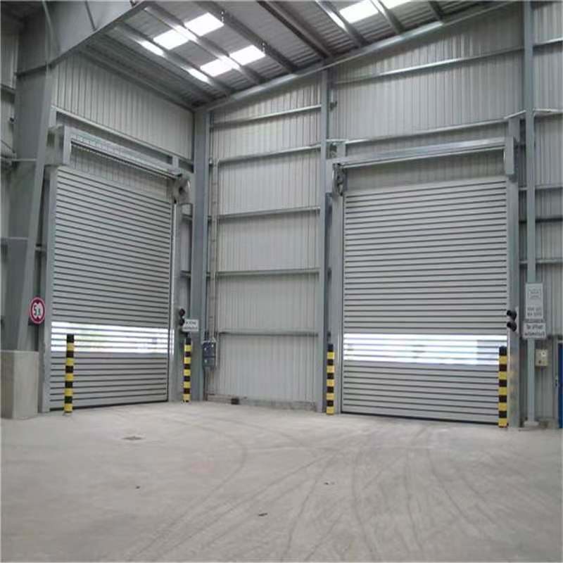 Aluminum Alloy Rapid Roll up Fast Roller Shutter Spiral Security Warehouse Door