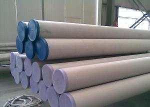 China Durable Seamless Stainless Steel Pipe , Round Thin Wall Steel Tubing ASTM A312 TP321 factory