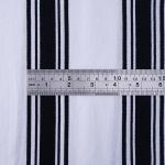 Single Face Striped Knit Fabric Yarn Dyed 32S 175cm For Sportswear Clothing