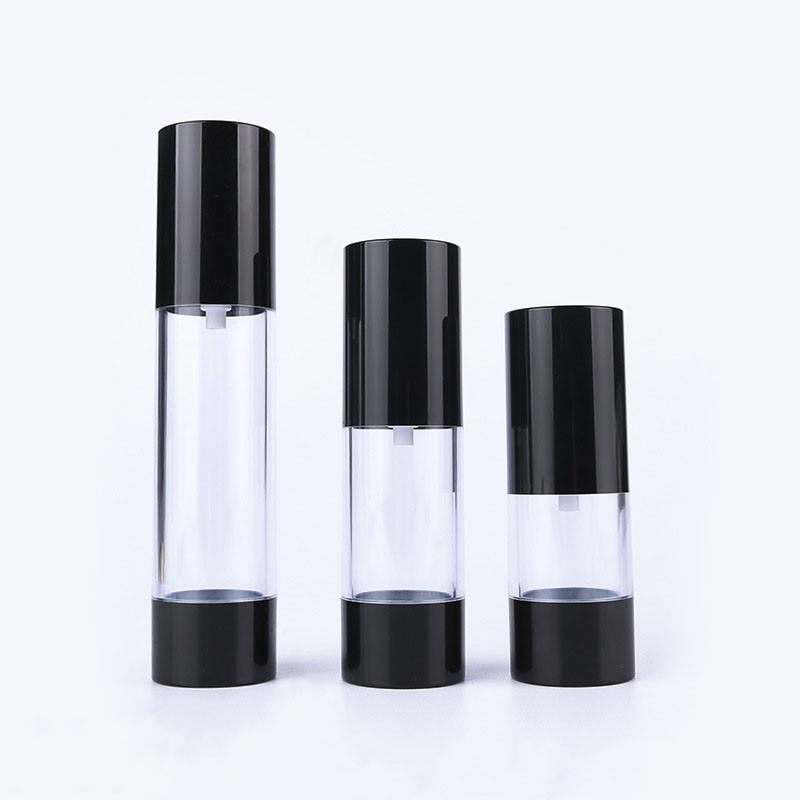 China Personal Care Black 30ml 50ml Airless Pump Bottles factory