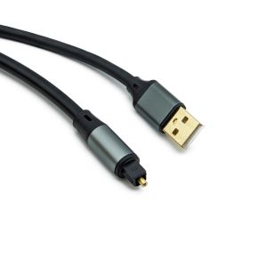 TOSLINK Optical to 3.5mm AUX Audio Cable Unidirectional Digital to Analog