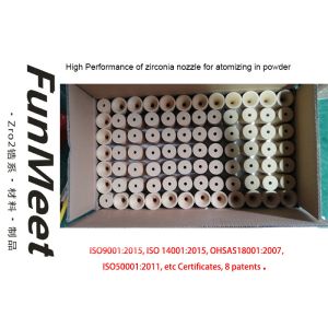 Atomizing 96% Zirconia Ceramic Nozzle In Powder Metallurgy Industry