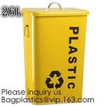 Kitchen/Home/Household/Outdoor/Recycling,Copper Garbage Can Tin Garbage Bin