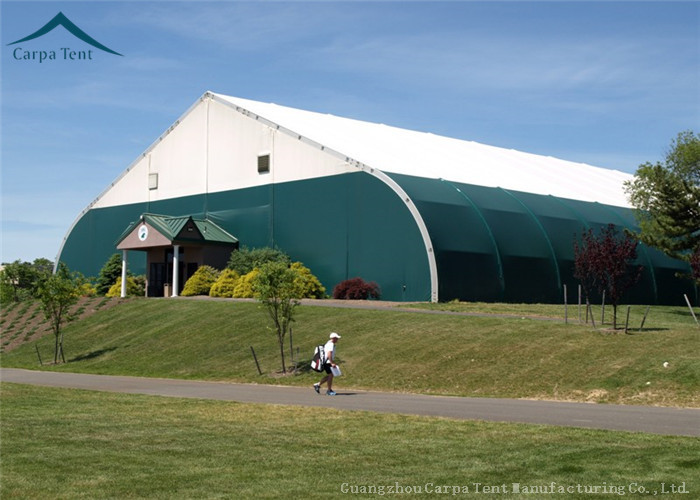 Aluminum PVC Fabric Outdoor Event Large Sports Tents With Curved Shape 30m By 35m