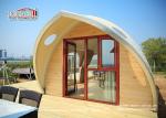 Full Equiped Luxury Large Steel Frame Hot Sale Shell Shape Glamping Glamping
