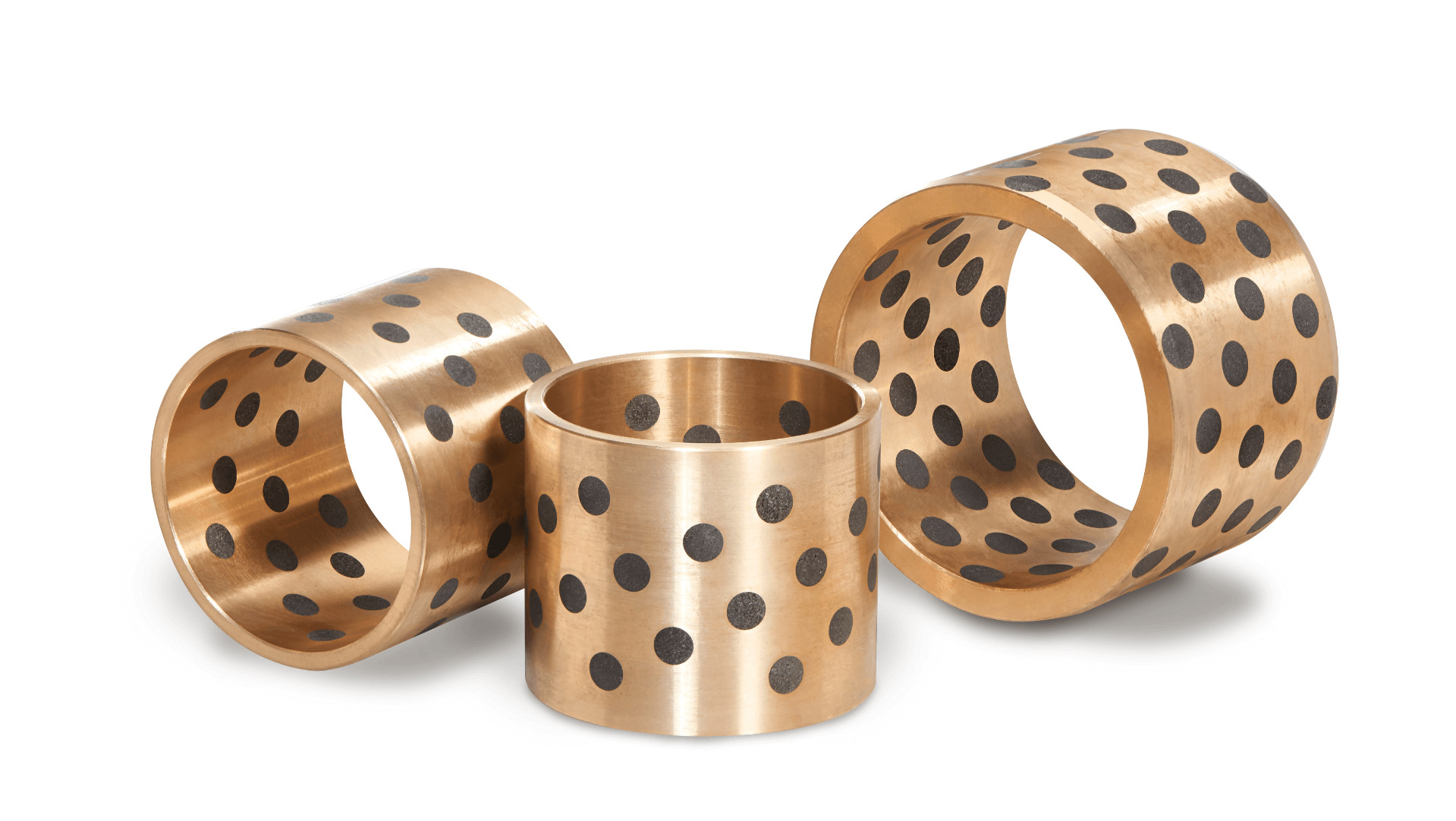 Metal Manganese Bronze Graphite Sleeve Bearings Gleitlager For Mineral Machines