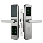 Smart Hotel Locks Grey / Black Hotel Smart Door Lock 2pcs Cards DC 6V Power