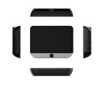 H6 wholesale 200 Degree wide angle glass lens Brass Door Eye with cover peeping