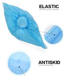 Commercial Blue Polypropylene Disposable Shoe Covers Water Resistant