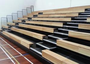 China Electric Control Retractable Grandstands For Stadium Hall / Indoor Arena factory
