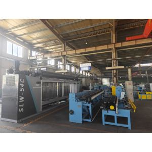 High Speed 5 Axis Servo Gabion Mesh Machine Production Line For Large Scale