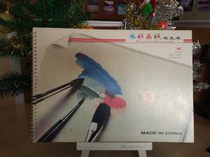 China Lightweight Artist Drawing Pad , 180gsm Watercolour Paper Pad 24 Sheets factory