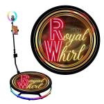 31.5 Inch 3 People Rotating Platform Auto Slow Motion Spinner 360 Booth For