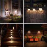 Outdoor Solar LED Fence Light Solar Powered Garden Lights Waterproof Luminous