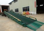 10 Ton - 15 Ton Portable Steel Loading Dock Ramps With Solid Tyres