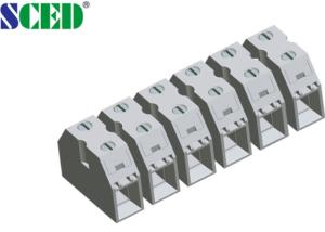 China 2-16 Poles 50A Feed Through Terminal Block Pitch 13.5mm Copper factory