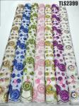 Ceremony Sequin Embroidery Mesh French African Lace Fabric For Formal Dress
