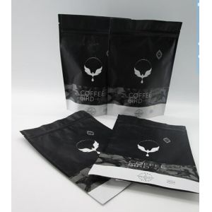 China Matte Finish Plastic Pouches Packaging Customized Coffee Bean Packaging Bag factory