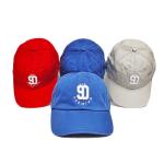 3d Puff Washed Cotton Unstructured Baseball Caps / Metal Buckle Dad Hats