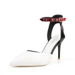 ZM039 289-9 High Heel Ladies Sandals 2020 Summer New Pointed Sexy Rivet Fashion