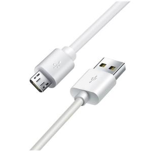 China White Sync USB Charging Data Cable Tangle Free ISO 9001 Approval factory
