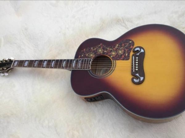 2018 tobacco sunburst GB200 acoustic guitar Tobacco GB G200 VS electric acoustic