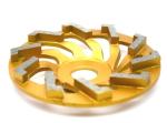 High Grade Metal Bonded Diamond Grinding Wheel For Concrete / Masonry Surface