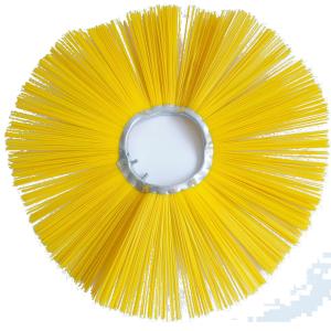 China Hot-Salling High Ware Resistant Pp Material Yellow Wave Wafer Brush factory