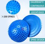 Foot Massage Spiky Half Ball Balance Exercise Pods for Deep Tissue Foot Muscle