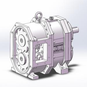 China Reversible Stainless Twin Shaft Grinder Controllable Flow 18.5 KW factory