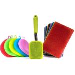 Multipurpose Dish Wash Scrubber , Long Life Span Dish Scrubber With Handle