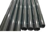 100CF Shoes Large 3K Plain Carbon Fiber Tube For Metal Detector