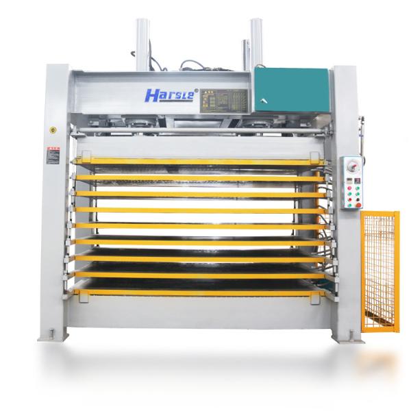 HARSLE Security Hydraulic Steel Door Hot Press Machine for doors by Oil heating