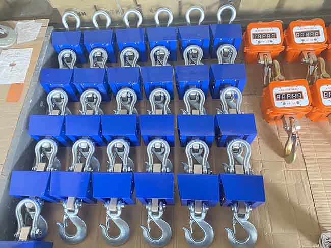 3T 5T Electronic Crane Weighing Precision Hanging Scales With Remote 3'' Display