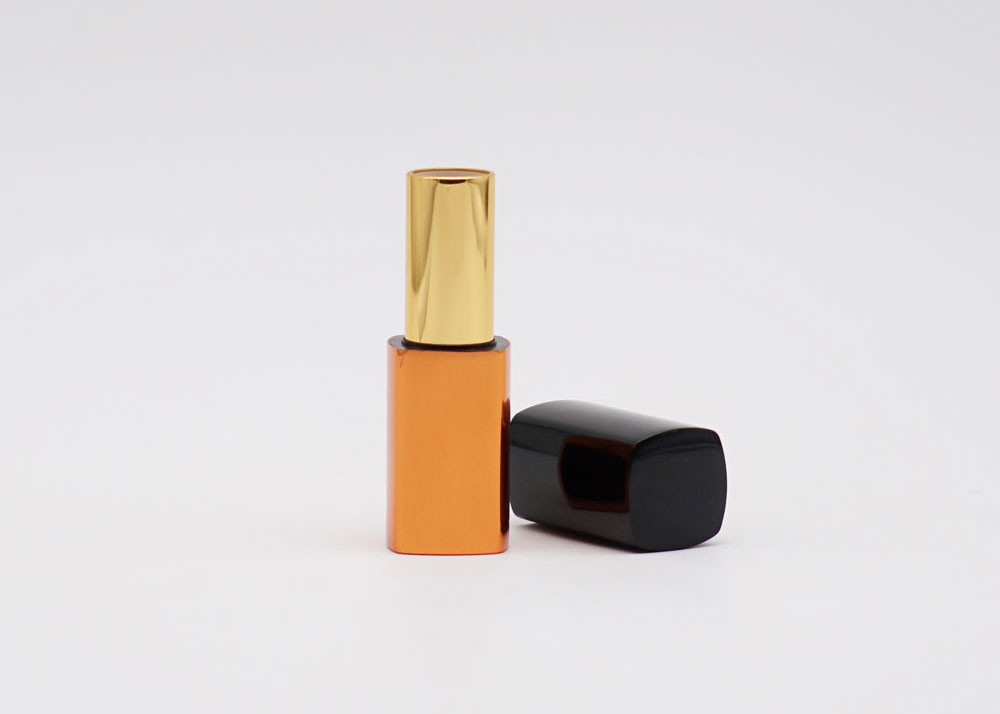 3.5g Square Fancy Orange Lip Balm Container Tube Bulk