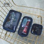 Portable Multi-Functional See Through Men Cosmetic Travel Bag Sets