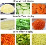 Double Head Automatic Leafy Vegetable Cutting Machine 1000kg/H